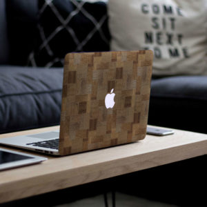 Carved Wood Blocks Macbook Skin