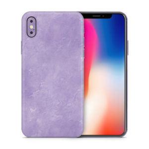Purple Watercolour iPhone X Skin