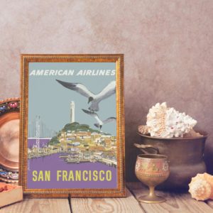 “San Francisco” Vintage Travel Ad Giclee Print
